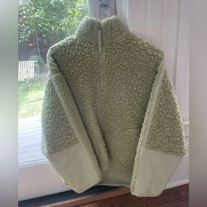 Acne Studios Fleece Sweatshirt in Pistachio Green, XS